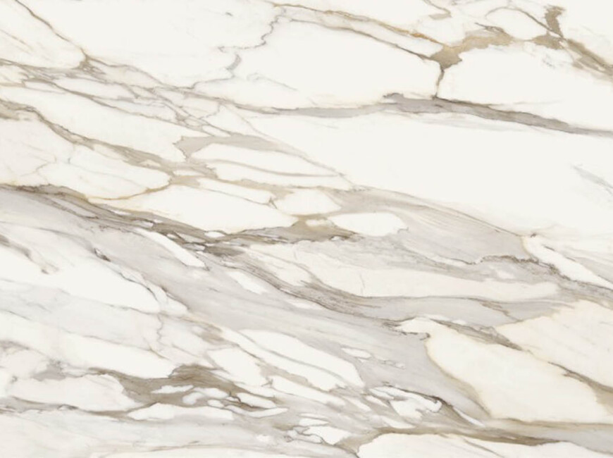 Широкоформатная керамогранитная плита Keralini Calacatta Gold — фото 2 — MAS — Modern Acrylic Stone