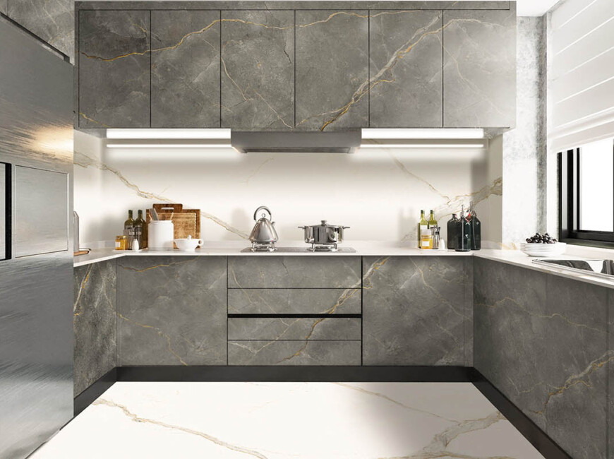 Широкоформатная керамогранитная плита Keralini Fior Di Bosco — фото 5 — MAS — Modern Acrylic Stone