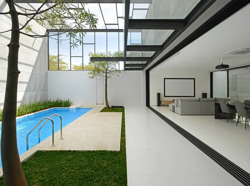 Широкоформатна керамогранітна плита Laminam Collection Bianco Assoluto — фото 6 — MAS — Modern Acrylic Stone