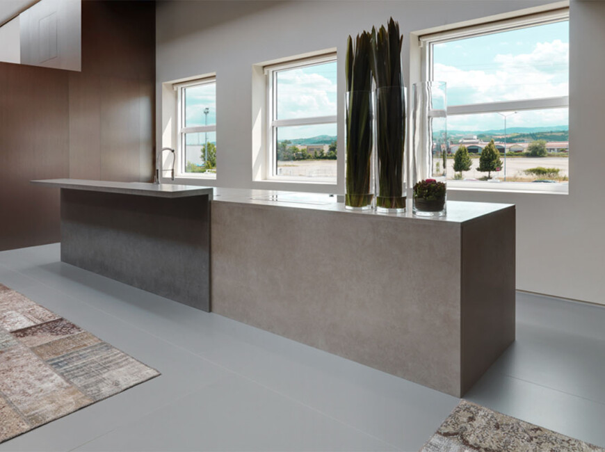 Широкоформатная керамогранитная плита Laminam Fokos Terra — фото 5 — MAS — Modern Acrylic Stone