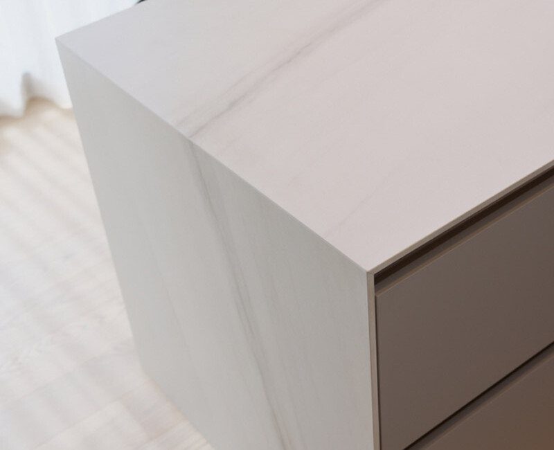 Широкоформатная керамогранитная плита Laminam I Naturali Bianco Lasa — фото 5 — MAS — Modern Acrylic Stone