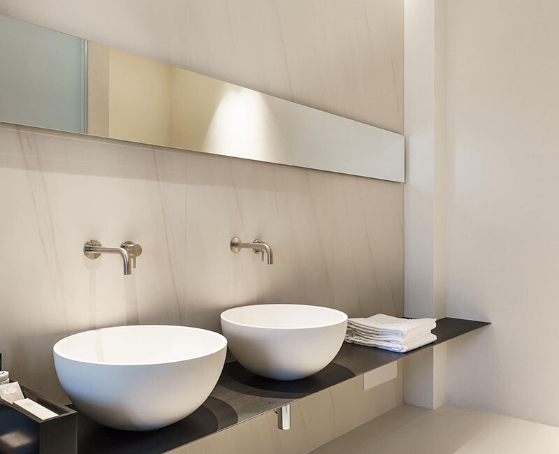 Широкоформатная керамогранитная плита Laminam I Naturali Bianco Lasa — фото 6 — MAS — Modern Acrylic Stone