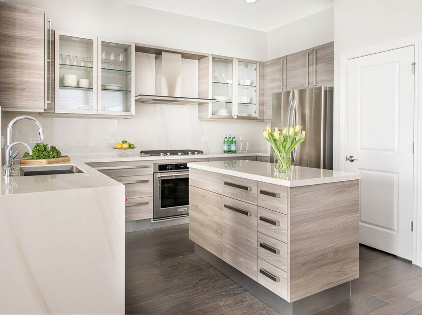 Широкоформатная керамогранитная плита Laminam I Naturali Bianco Lasa — фото 8 — MAS — Modern Acrylic Stone