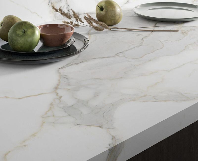 Широкоформатна керамогранітна плита Laminam I Naturali Calacatta Michelangelo — фото 3 — MAS — Modern Acrylic Stone