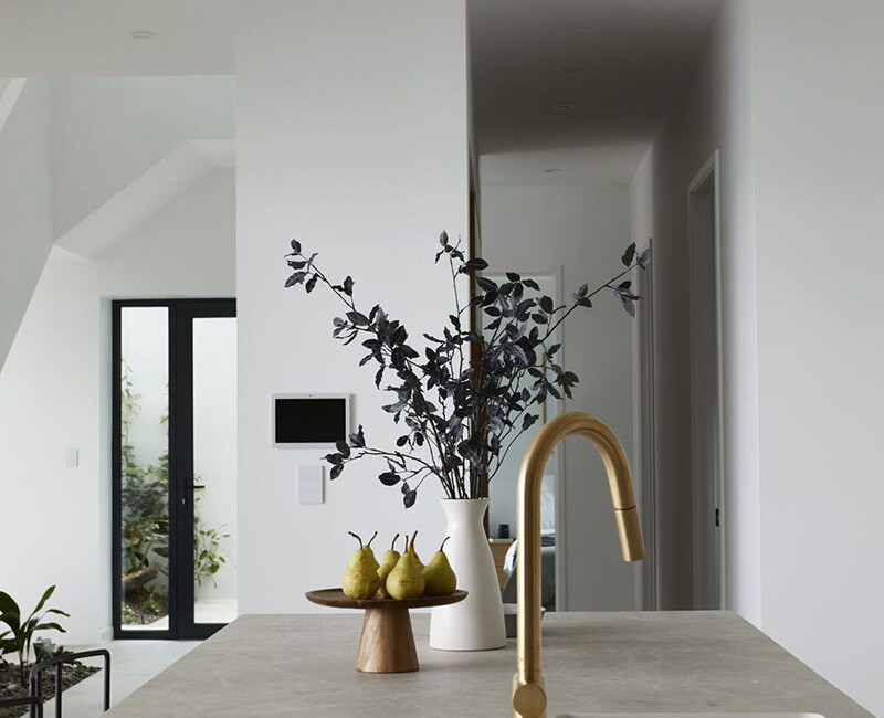 Широкоформатная керамогранитная плита Laminam I Naturali Diamond Cream — фото 4 — MAS — Modern Acrylic Stone