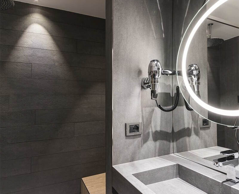 Широкоформатная керамогранитная плита Laminam I Naturali Pietra di Savoia Grigia — фото 7 — MAS — Modern Acrylic Stone