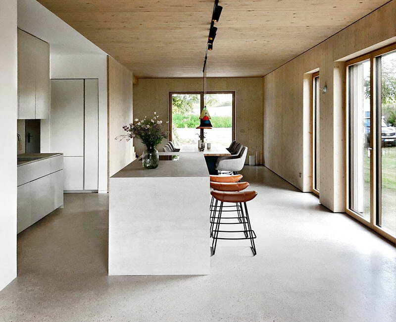 Широкоформатная керамогранитная плита Laminam I Naturali Pietra di Savoia Perla — фото 3 — MAS — Modern Acrylic Stone