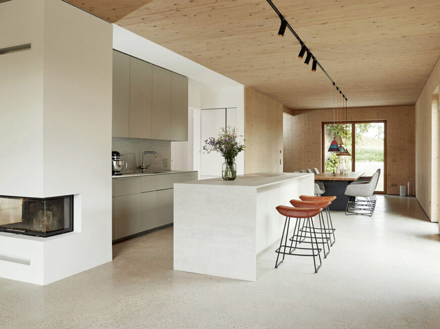 Широкоформатная керамогранитная плита Laminam I Naturali Pietra di Savoia Perla — фото 4 — MAS — Modern Acrylic Stone