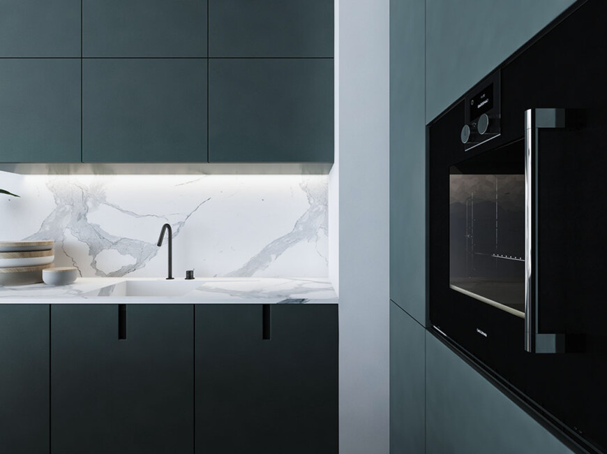 Широкоформатная керамогранитная плита Laminam I Naturali Statuario Altissimo — фото 6 — MAS — Modern Acrylic Stone