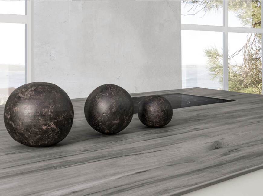 Широкоформатная керамогранитная плита Laminam Legno Venezia Fumo — фото 5 — MAS — Modern Acrylic Stone