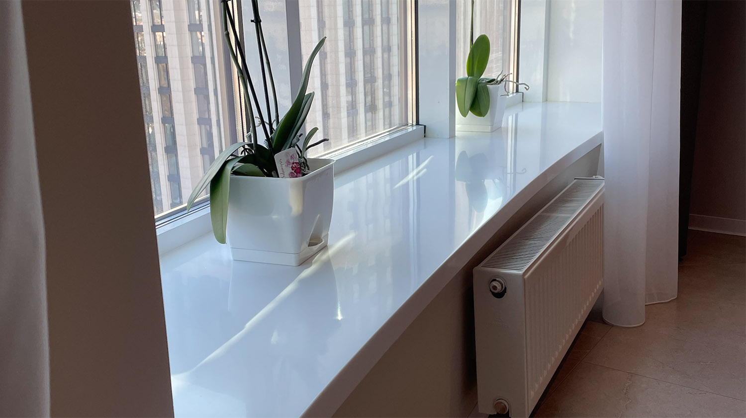 Підвіконня з акрилового каменю — MAS — Modern Acrylic Stone