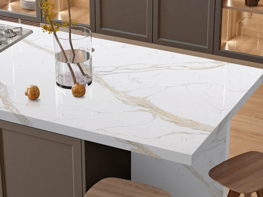 Искусственный кварцевый камень Avant Quartz 7030 Калакатта Шенонсо — фото 3 — MAS — Modern Acrylic Stone