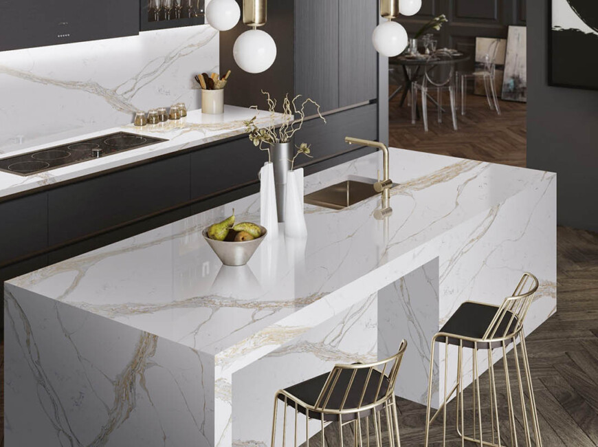 Искусственный кварцевый камень Avant Quartz 7030 Калакатта Шенонсо — фото 4 — MAS — Modern Acrylic Stone