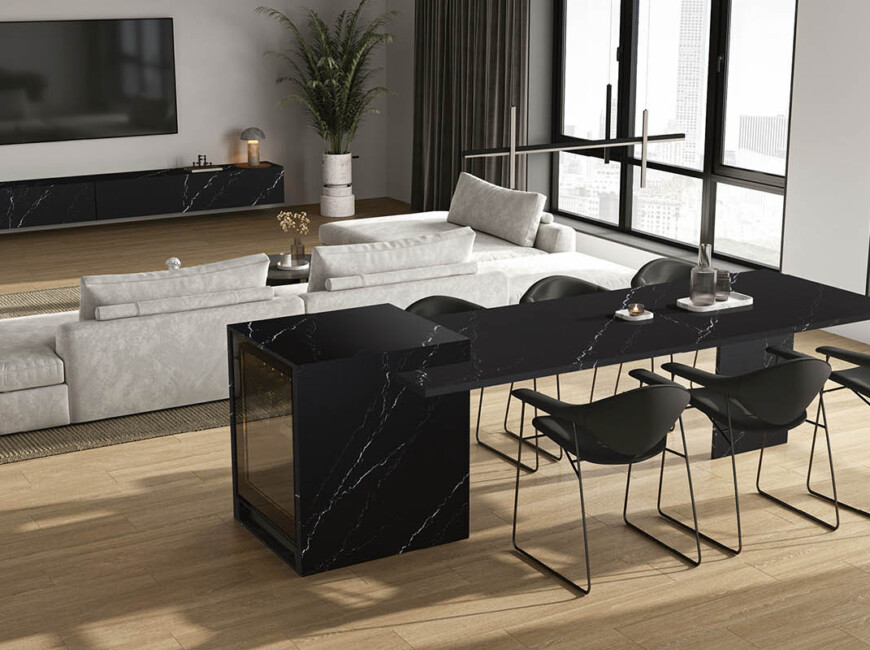 Искусственный кварцевый камень Avant Quartz 7060 Калакатта Мон Сен-Мишель — фото 5 — MAS — Modern Acrylic Stone