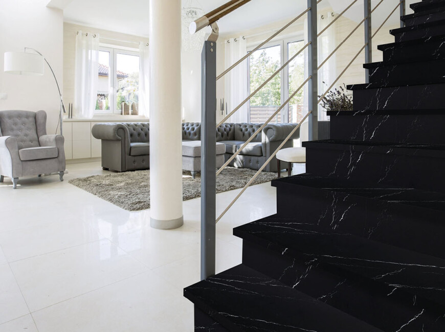 Искусственный кварцевый камень Avant Quartz 7060 Калакатта Мон Сен-Мишель — фото 8 — MAS — Modern Acrylic Stone