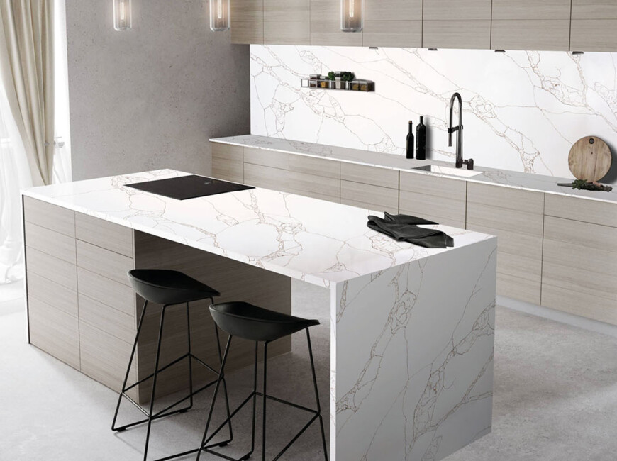 Искусственный кварцевый камень Avant Quartz 7470 Калакатта Беарн — фото 5 — MAS — Modern Acrylic Stone