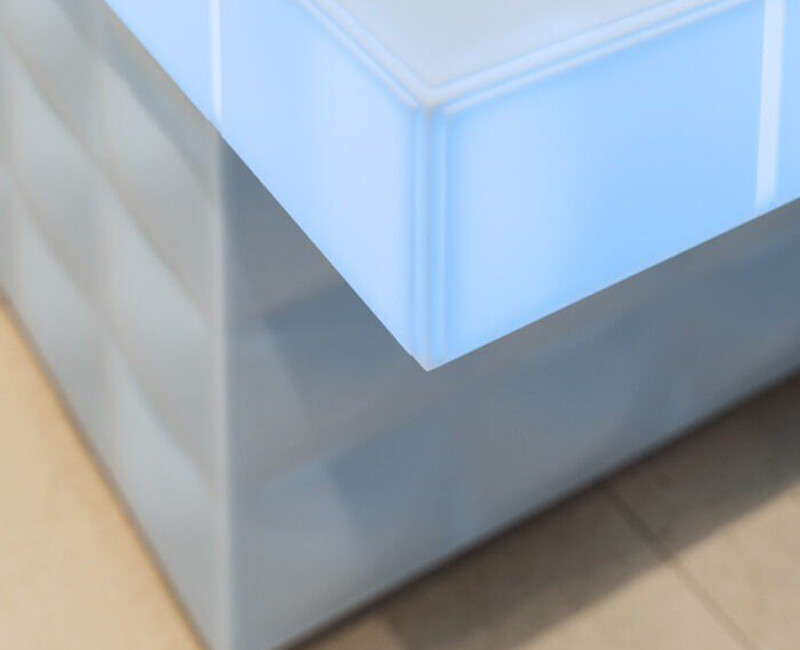 Штучний акриловий камінь Krion 4701 Blue Light — фото 3 — MAS — Modern Acrylic Stone