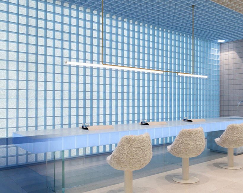 Штучний акриловий камінь Krion 4701 Blue Light — фото 4 — MAS — Modern Acrylic Stone