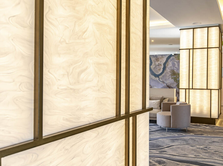 Искусственный акриловый камень Krion P101 Opale Bianco — фото 4 — MAS — Modern Acrylic Stone
