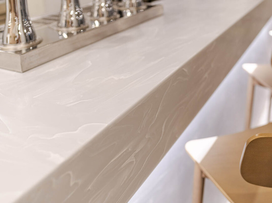 Искусственный акриловый камень Krion P901 Opale Grigio — фото 7 — MAS — Modern Acrylic Stone