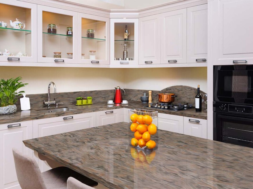 Искусственный акриловый камень Grandex M-725 Copper Tech A — фото 8 — MAS — Modern Acrylic Stone