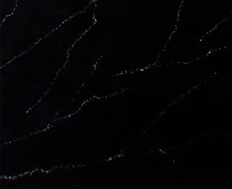 Штучний акриловий камінь Coverlux Black Marquina сторона А — MAS — Modern Acrylic Stone