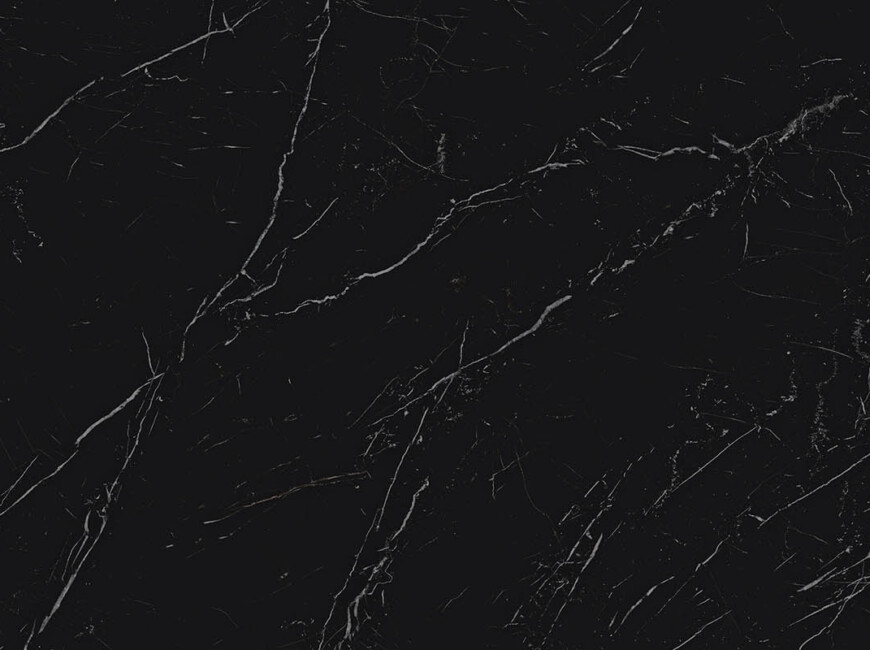 Широкоформатна керамогранітна плита Keralini Nero Marquina — фото 2 — MAS — Modern Acrylic Stone