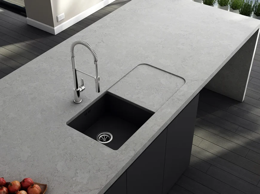 Искусственный кварцевый камень Vicostone BQ8860 Concreto — фото 3 — MAS — Modern Acrylic Stone