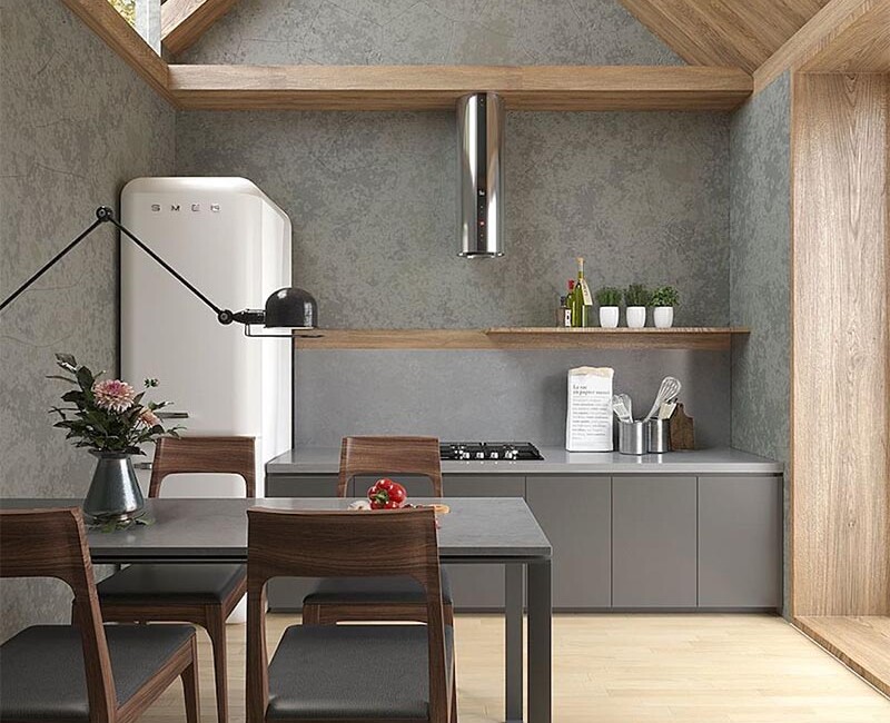 Искусственный кварцевый камень Vicostone BQ8860 Concreto — фото 8 — MAS — Modern Acrylic Stone