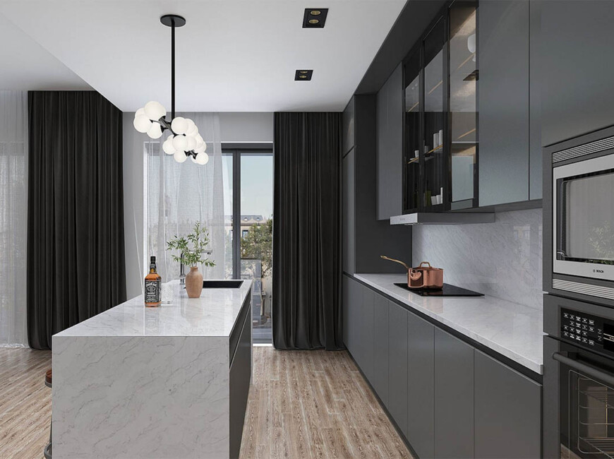 Искусственный кварцевый камень Vicostone BQ8885 Volakano — фото 7 — MAS — Modern Acrylic Stone