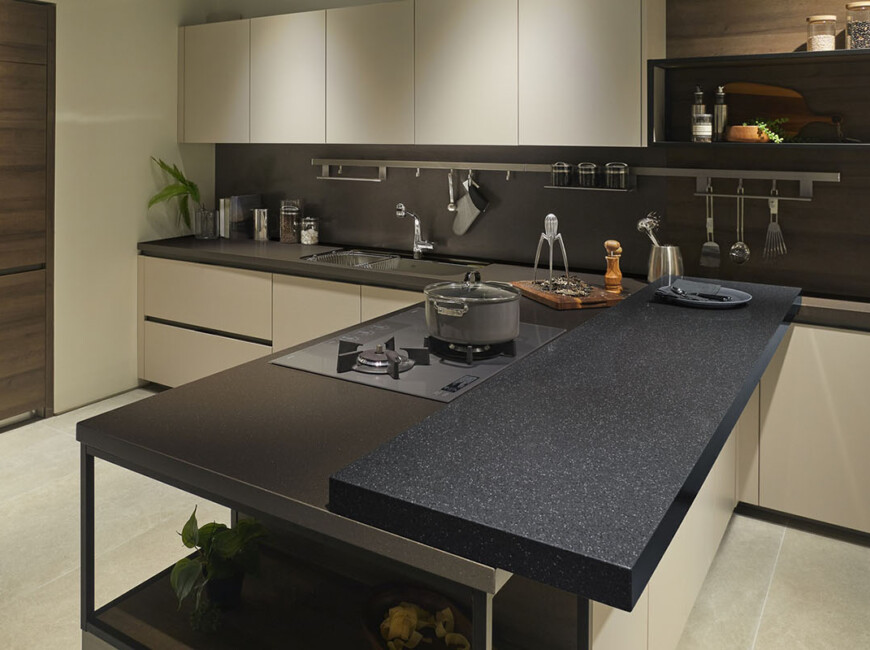 Искусственный акриловый камень Hanex RE-05 Yuri Grey — фото 3 — MAS — Modern Acrylic Stone