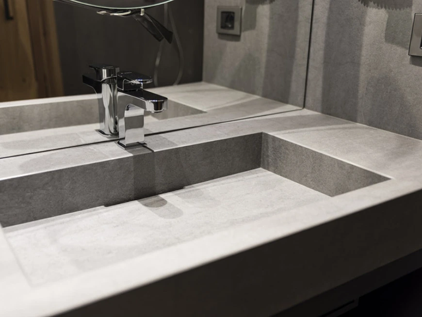 Мийка з кераміки для ванної кімнати — MAS — Modern Acrylic Stone