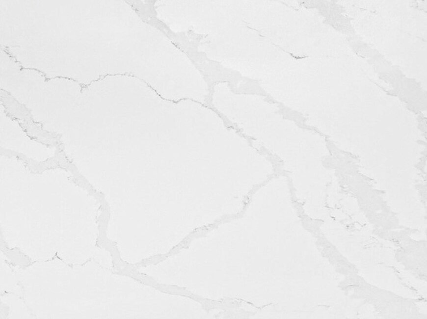 Штучний кварцовий камінь Tisoro Q744 Calacatta Bianco — фото 2 — MAS — Modern Acrylic Stone
