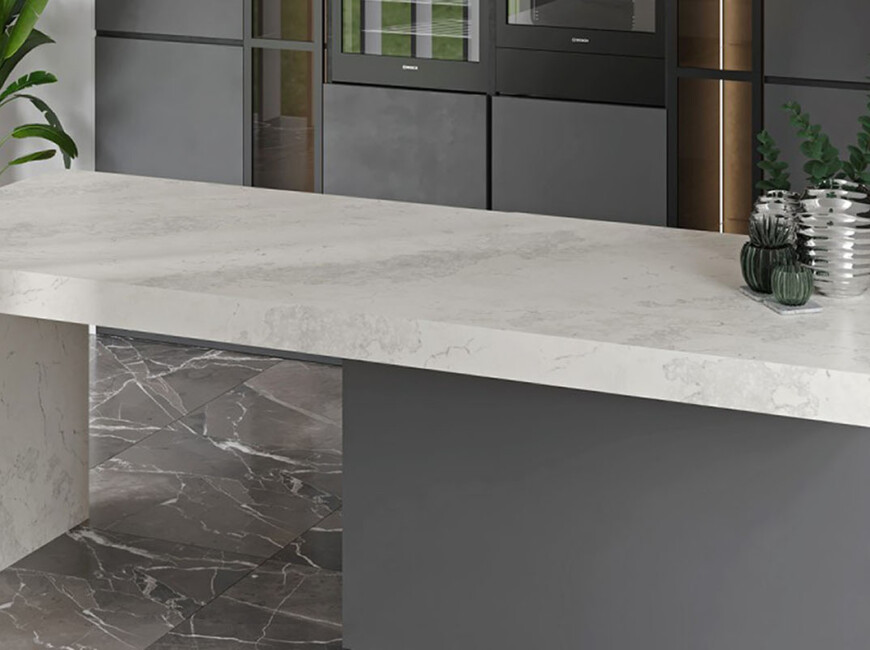 Штучний кварцовий камінь Tisoro Q750 Statuario Classic — фото 2 — MAS — Modern Acrylic Stone