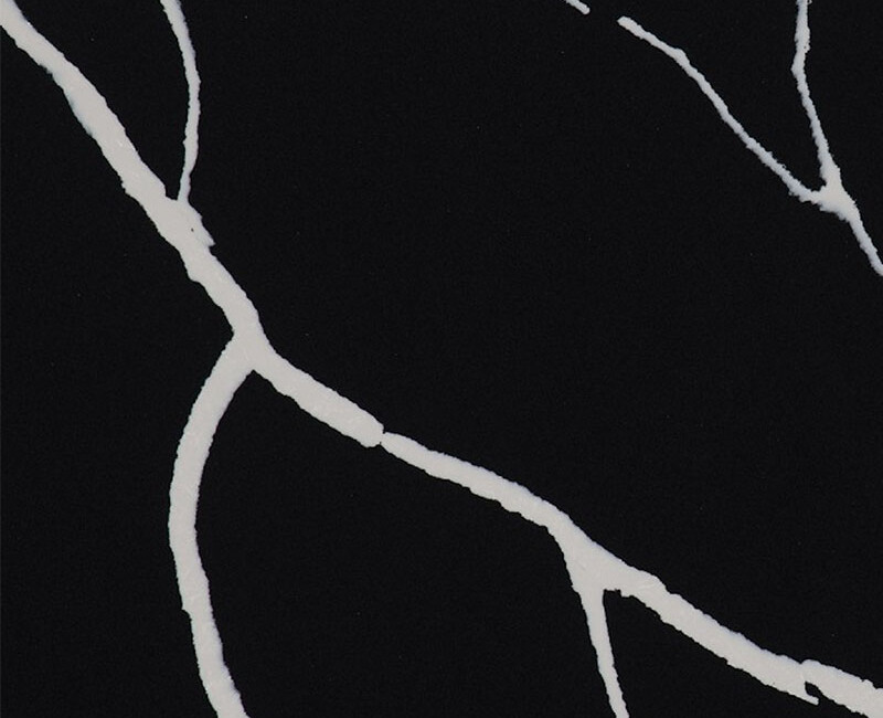 Штучний кварцовий камінь Tisoro Q765 Nero Marquina — фото 1 — MAS — Modern Acrylic Stone