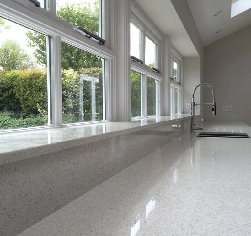Кварцове підвіконня в інтер'єрі — MAS — Modern Acrylic Stone