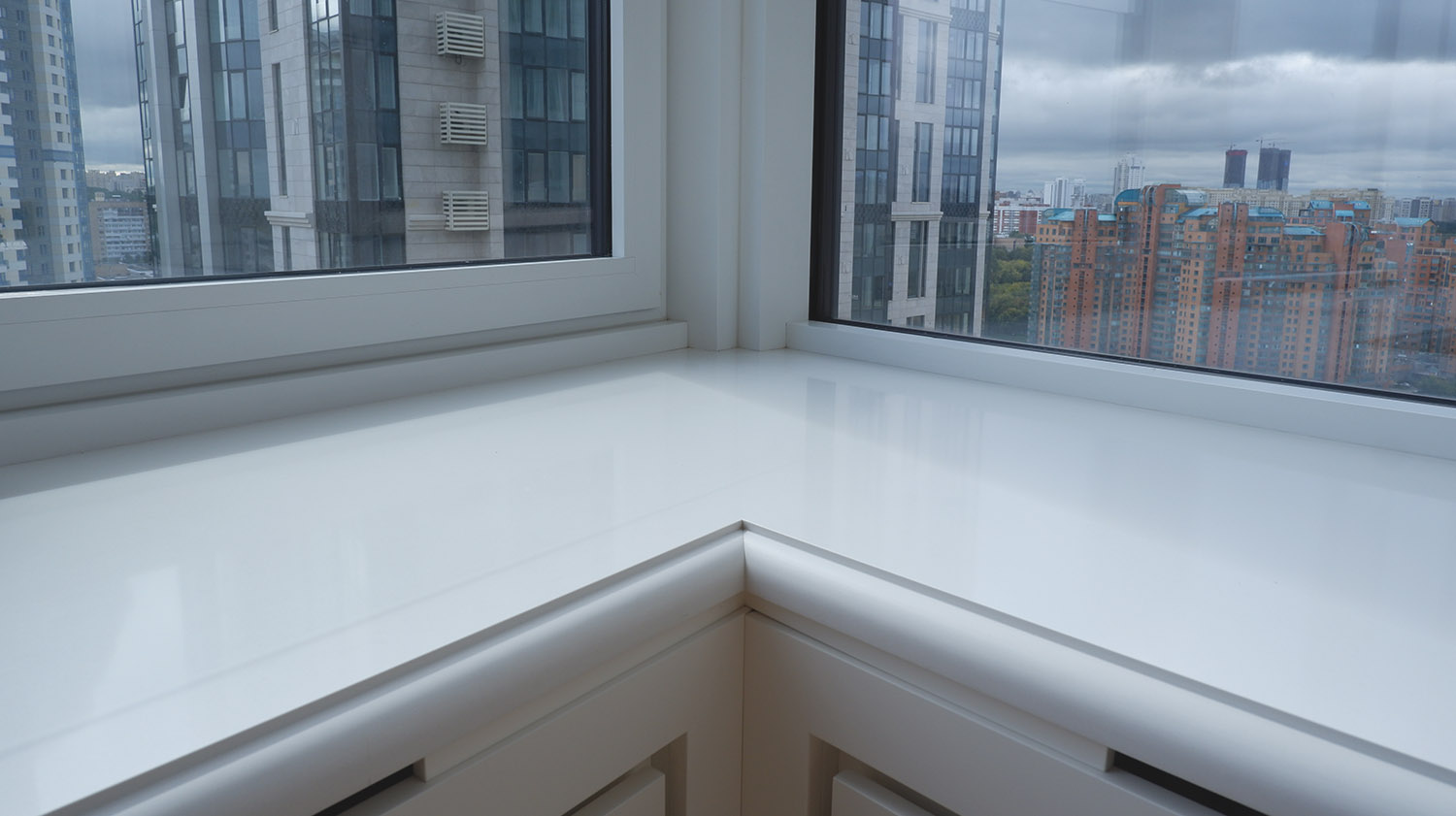 Подоконники из кварцевого агломерата — MAS — Modern Acrylic Stone