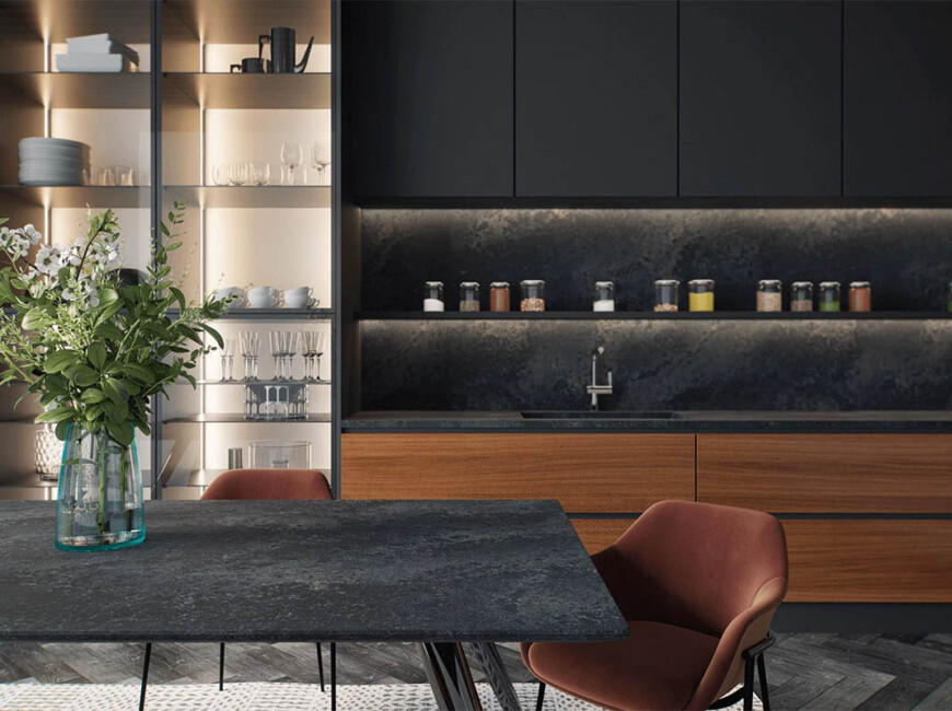 Штучний кварцовий камінь Caesarstone 5820 Darcrest — фото 6 — MAS — Modern Acrylic Stone