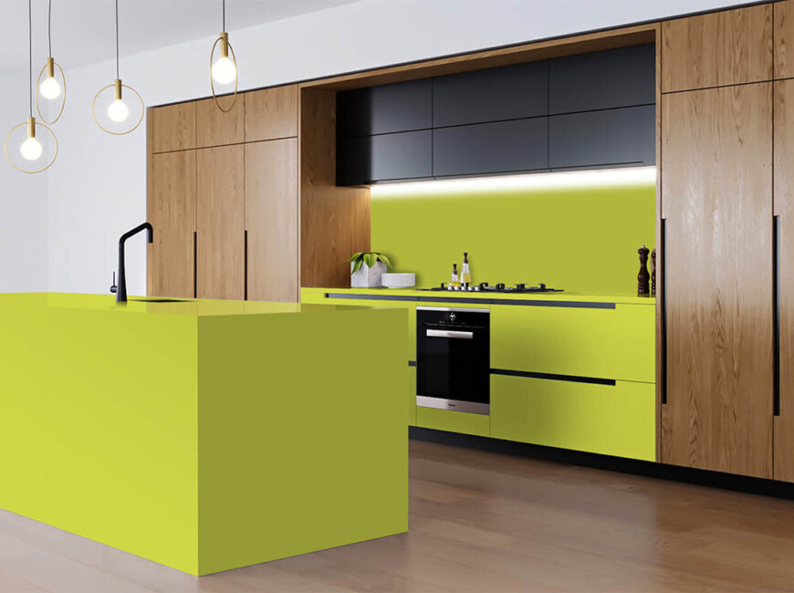 Искусственный акриловый камень Grandex P-427 Green Lime — фото 3 — MAS — Modern Acrylic Stone