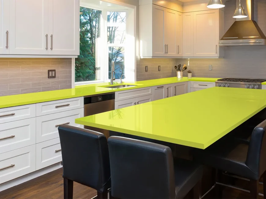 Искусственный акриловый камень Grandex P-427 Green Lime — фото 7 — MAS — Modern Acrylic Stone