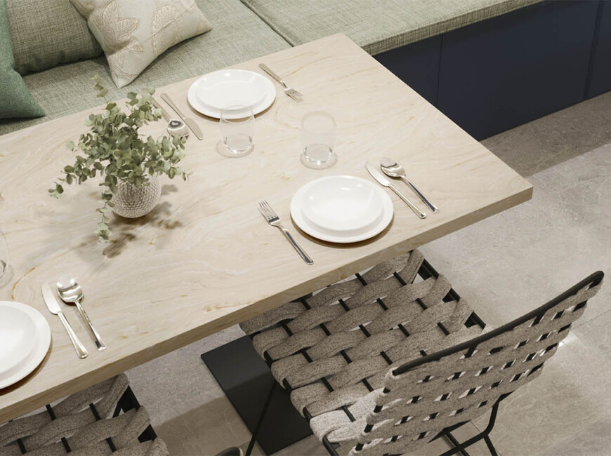 Штучний акриловий камінь Krion L506 Coffee Cream — фото 2 — MAS — Modern Acrylic Stone