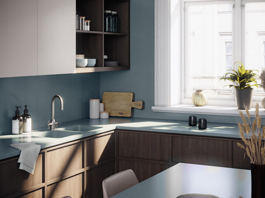 Искусственный кварцевый камень Silestone Cala Blue — фото 3 — MAS — Modern Acrylic Stone