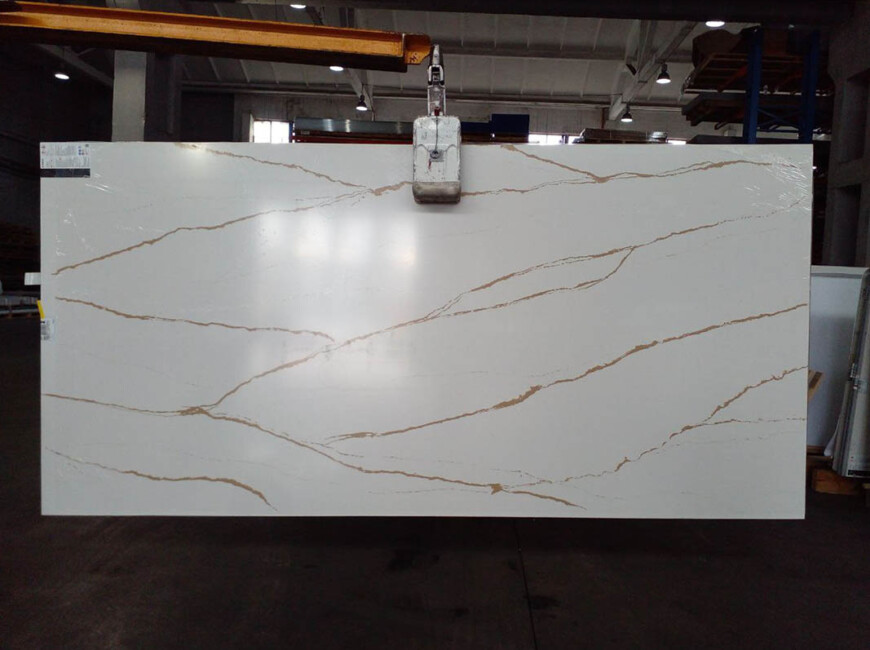 Штучний кварцовий камінь Silestone Eternal D'or — фото 4 — MAS — Modern Acrylic Stone