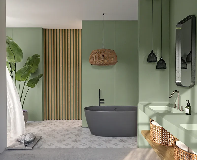 Искусственный кварцевый камень Silestone Posidonia Green — фото 5 — MAS — Modern Acrylic Stone