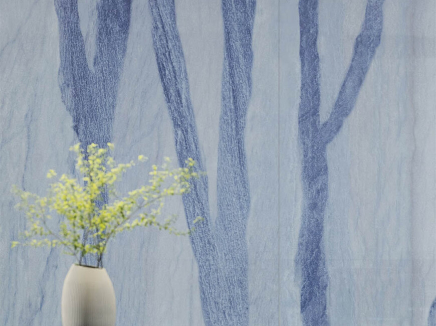 Широкоформатна керамогранітна плита Xtone Macauba Blue — фото 3 — MAS — Modern Acrylic Stone