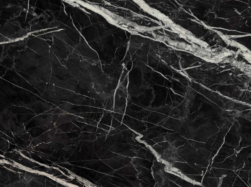 Широкоформатная керамогранитная плита Xtone Marquina Black — фото 2 — MAS — Modern Acrylic Stone