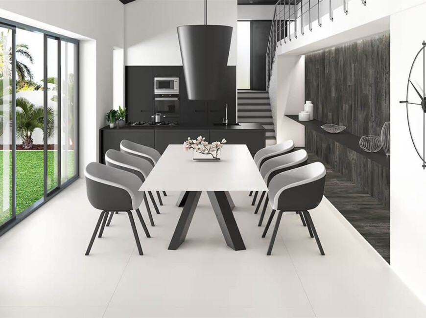 Широкоформатная керамогранитная плита Ascale Croma Black — фото 5 — MAS — Modern Acrylic Stone