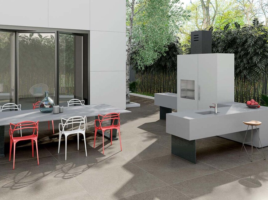 Широкоформатная керамогранитная плита Ascale Croma Gray — фото 4 — MAS — Modern Acrylic Stone