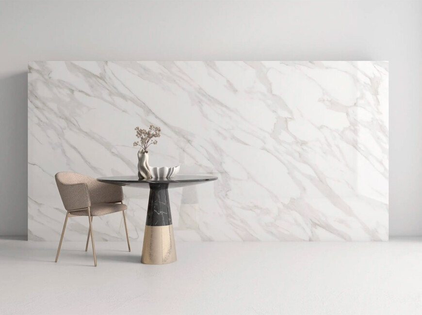 Широкоформатна керамогранітна плита Ascale Ducal Gold — фото 6 — MAS — Modern Acrylic Stone