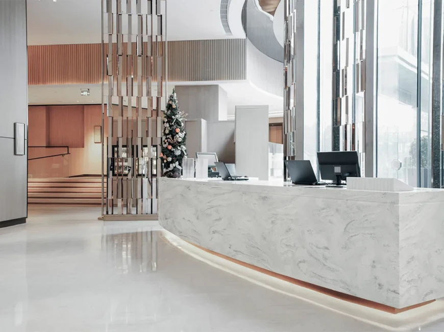 Штучний акриловий камінь Corian Carrara Lino — фото 6 — MAS — Modern Acrylic Stone